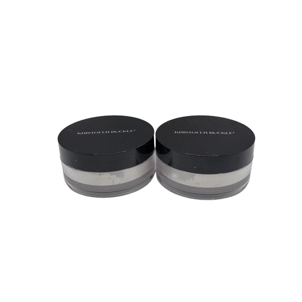 Lot Of 2 Kristofer Buckle Translucent Loose Setting Powder 0.37 oz Each New